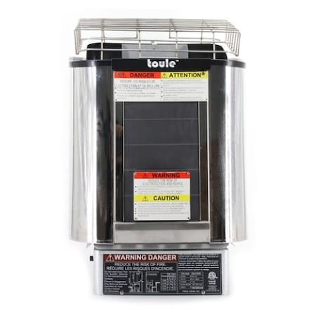 Aleko Toule Sauna Heater ETL Cetified 3KW/240V digital cotnrol panel NTS-300 NTSC30